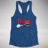 Believe Progress Pride LGBTQ Jingle Bell Racerback Tank - Royal